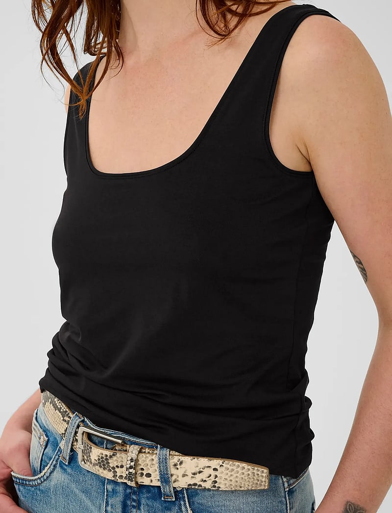 Gestuz - GZmida tank top - Ärmellose tops - black - 5