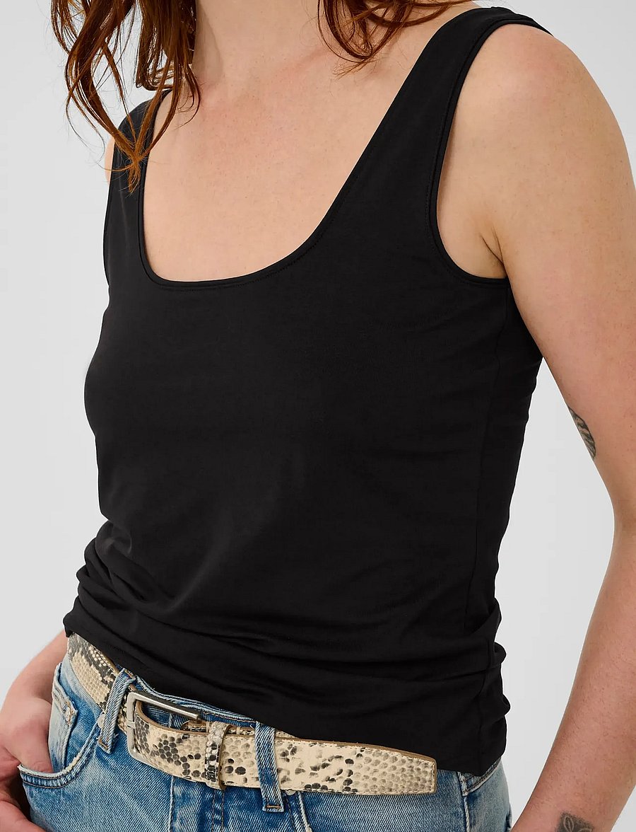 Gestuz - GZmida tank top - Ärmellose tops - black - 5