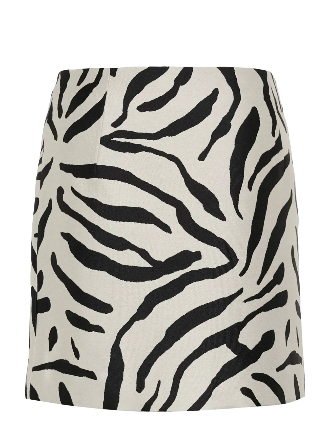 Gestuz - GZzebe wrap MW skirt - wickelröcke - graphic black white animal - 2
