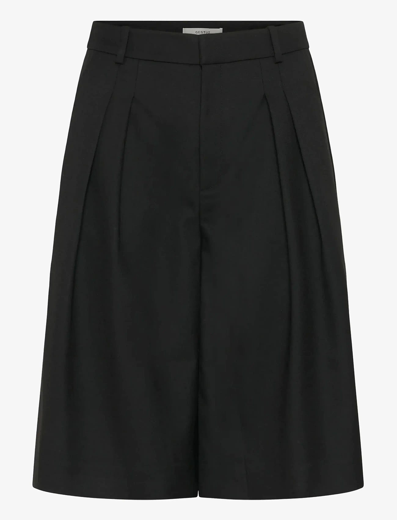 Gestuz - GZpaula HW wide shorts - ikdienas šorti - black - 1