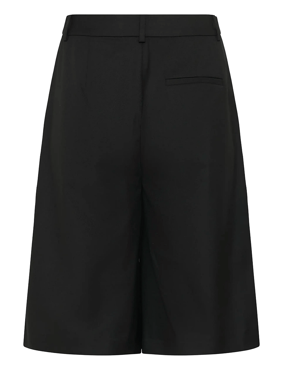 Gestuz - GZpaula HW wide shorts - freizeitshorts - black - 2