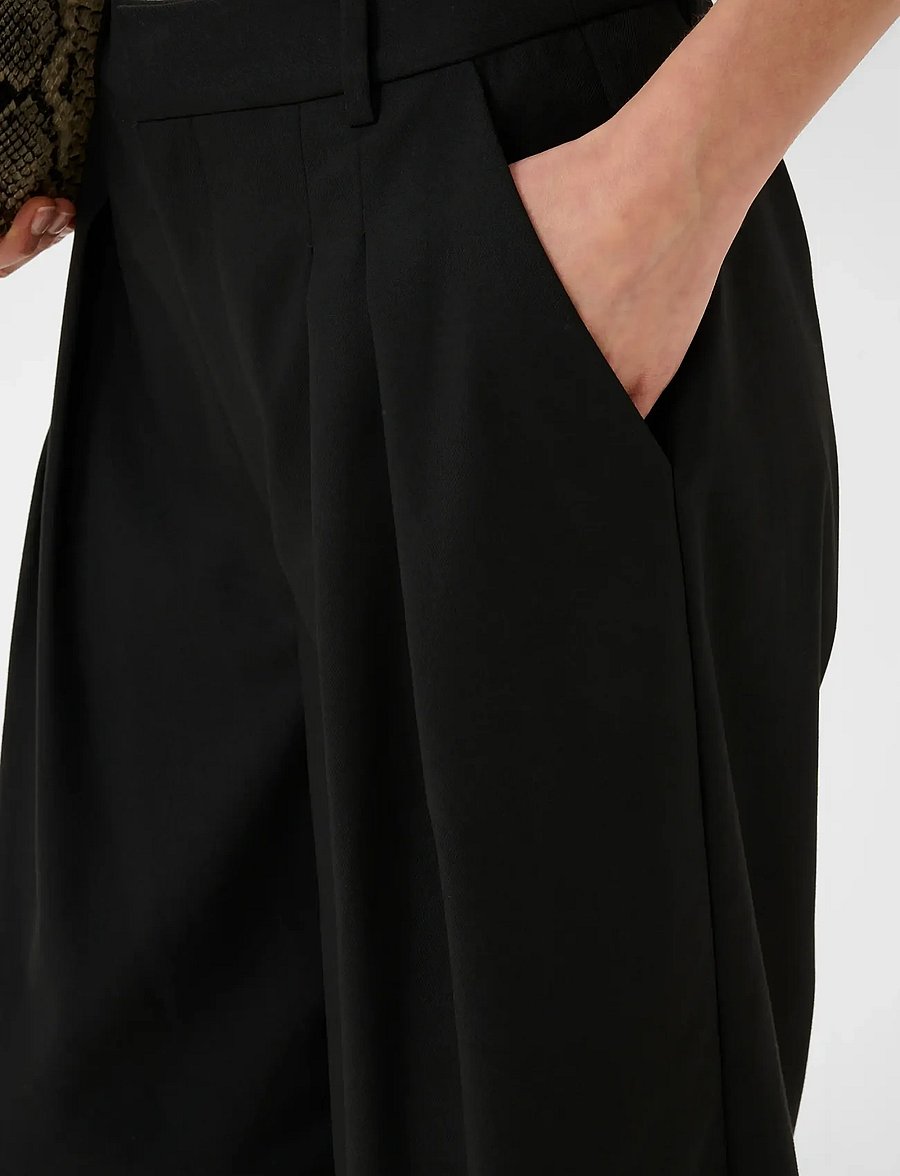 Gestuz - GZpaula HW wide shorts - freizeitshorts - black - 5