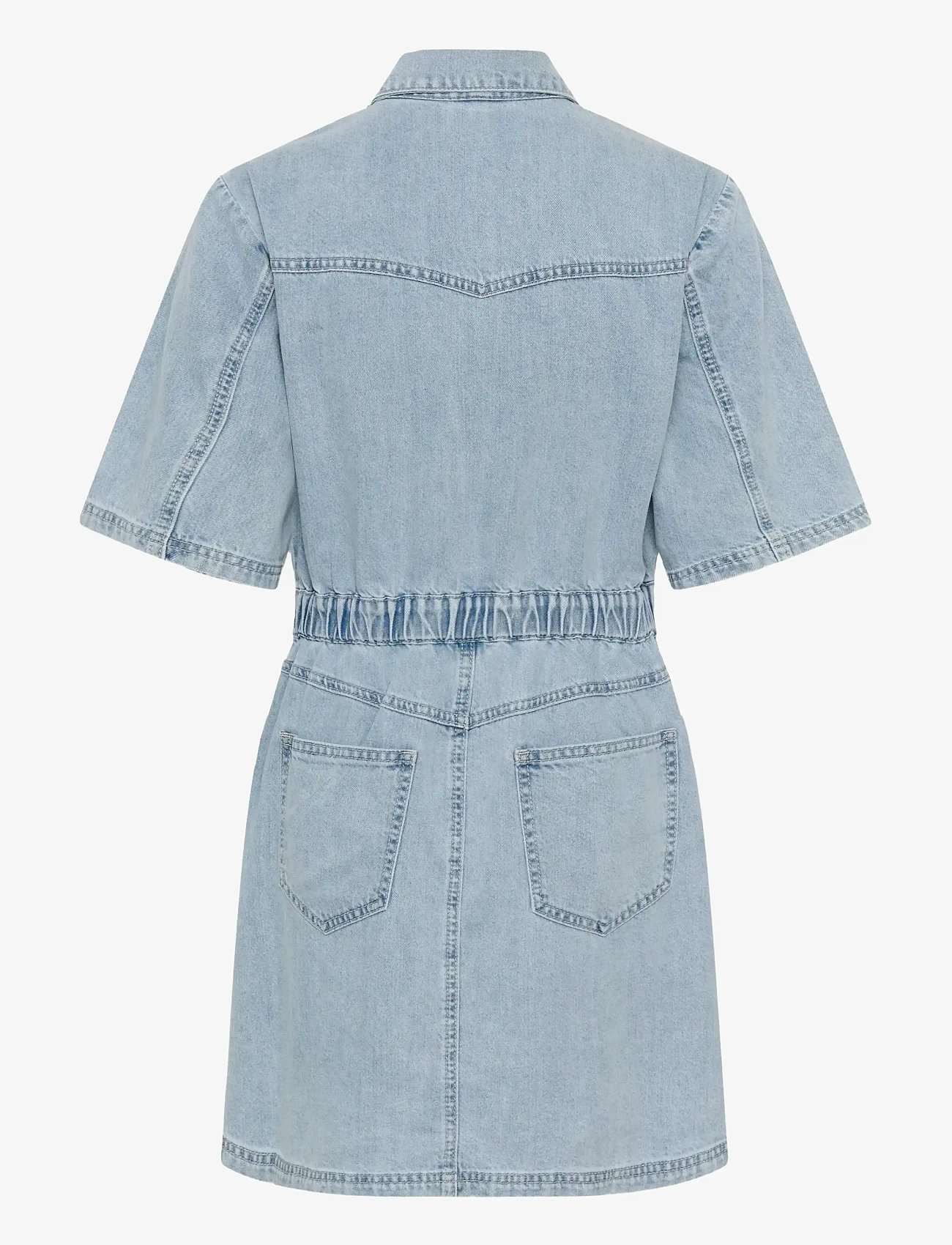 Gestuz - GZmonie dress - shirt dresses - light blue denim - 2