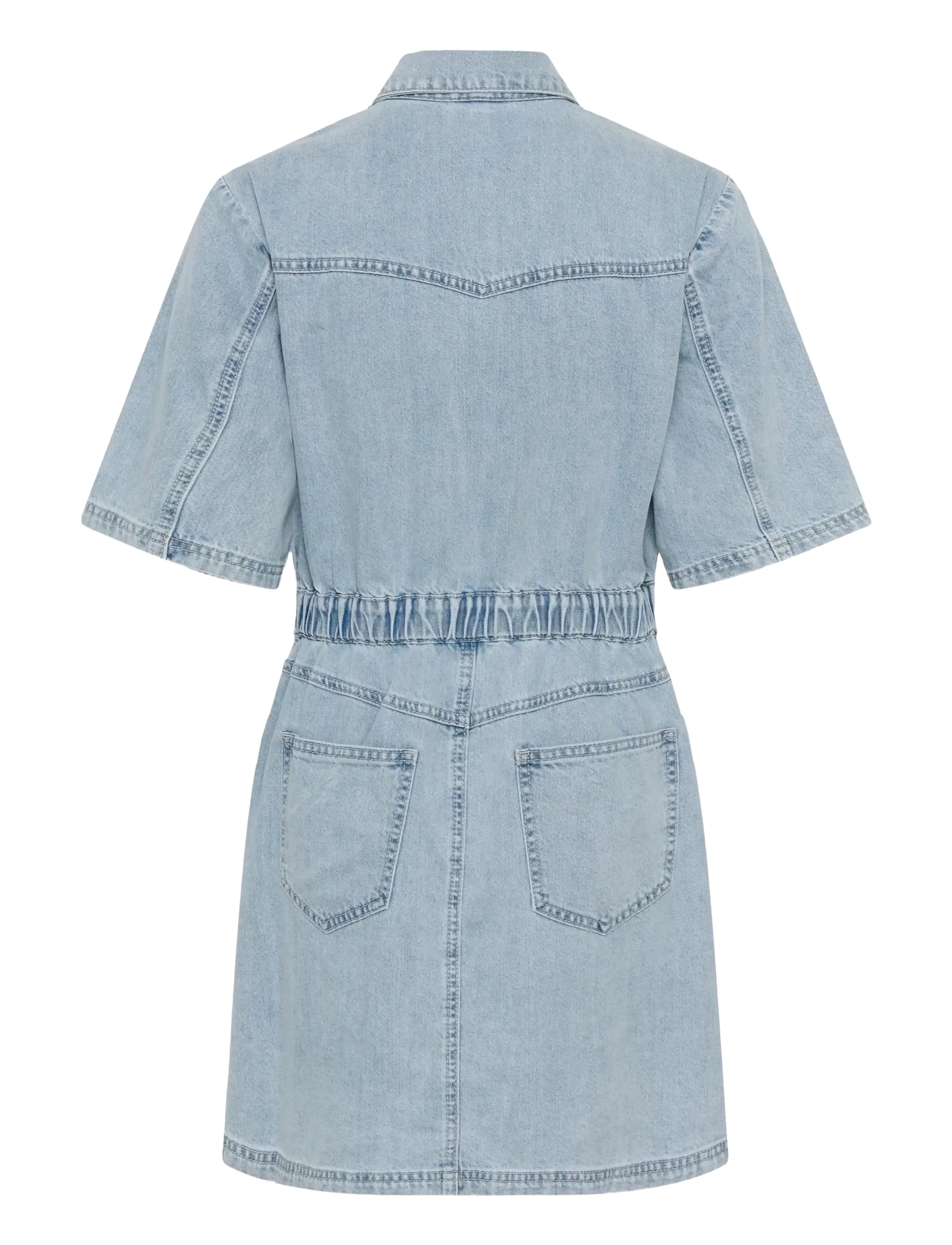 Gestuz - GZmonie dress - hemdkleider - light blue denim - 2