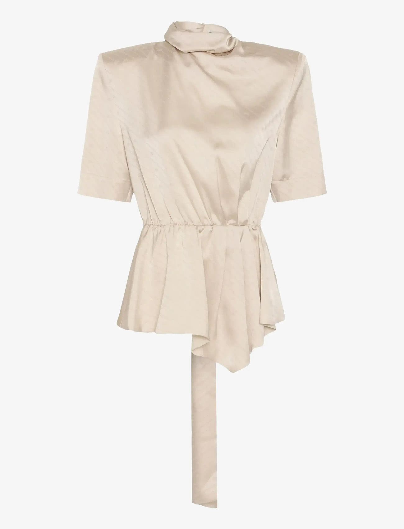 Gestuz - BXGteresa SS blouse - kurzämlige blusen - whitecap gray - 1