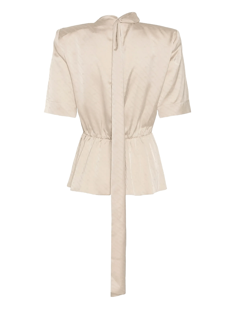Gestuz - BXGteresa SS blouse - kurzämlige blusen - whitecap gray - 2