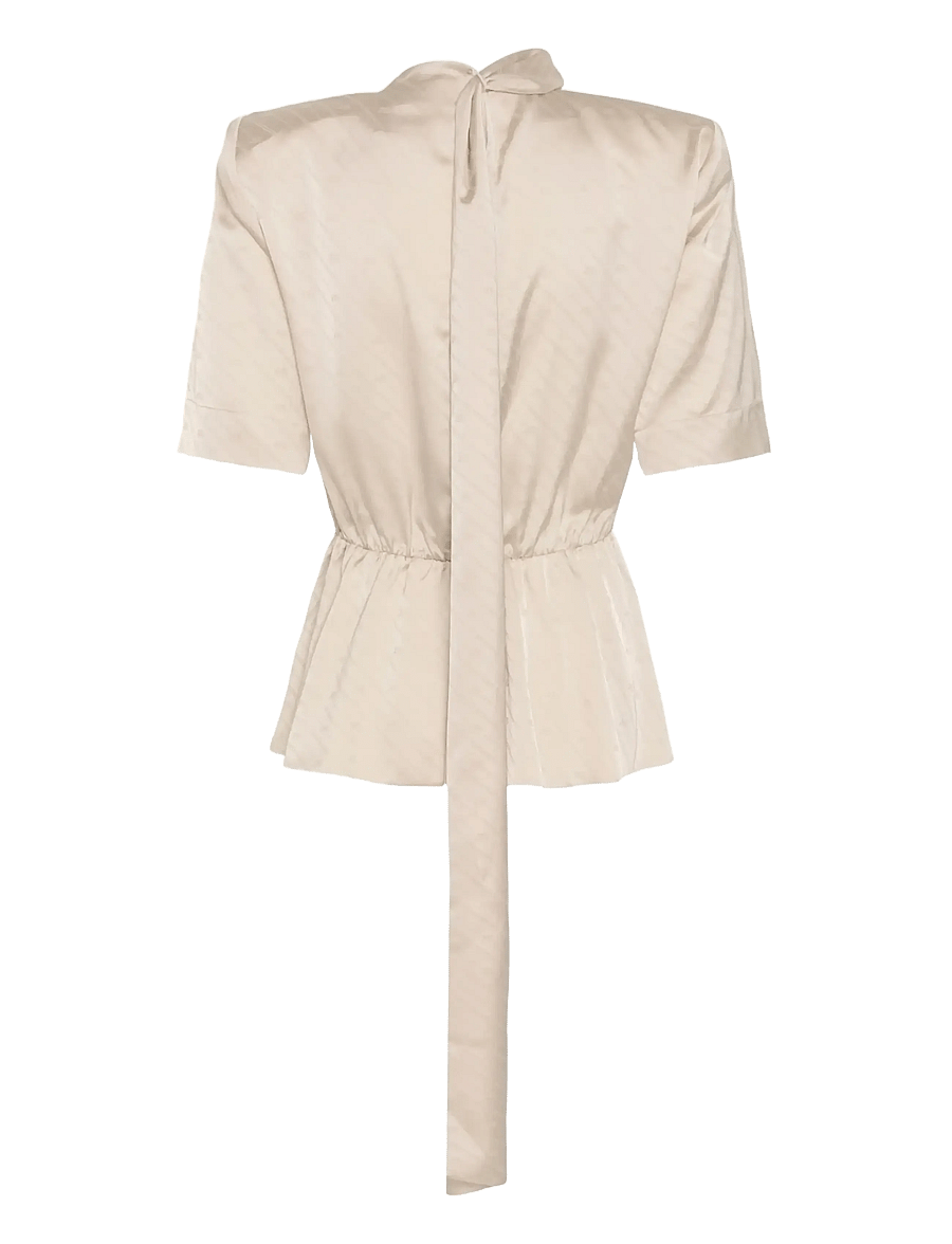 Gestuz - BXGteresa SS blouse - lyhythihaiset puserot - whitecap gray - 2