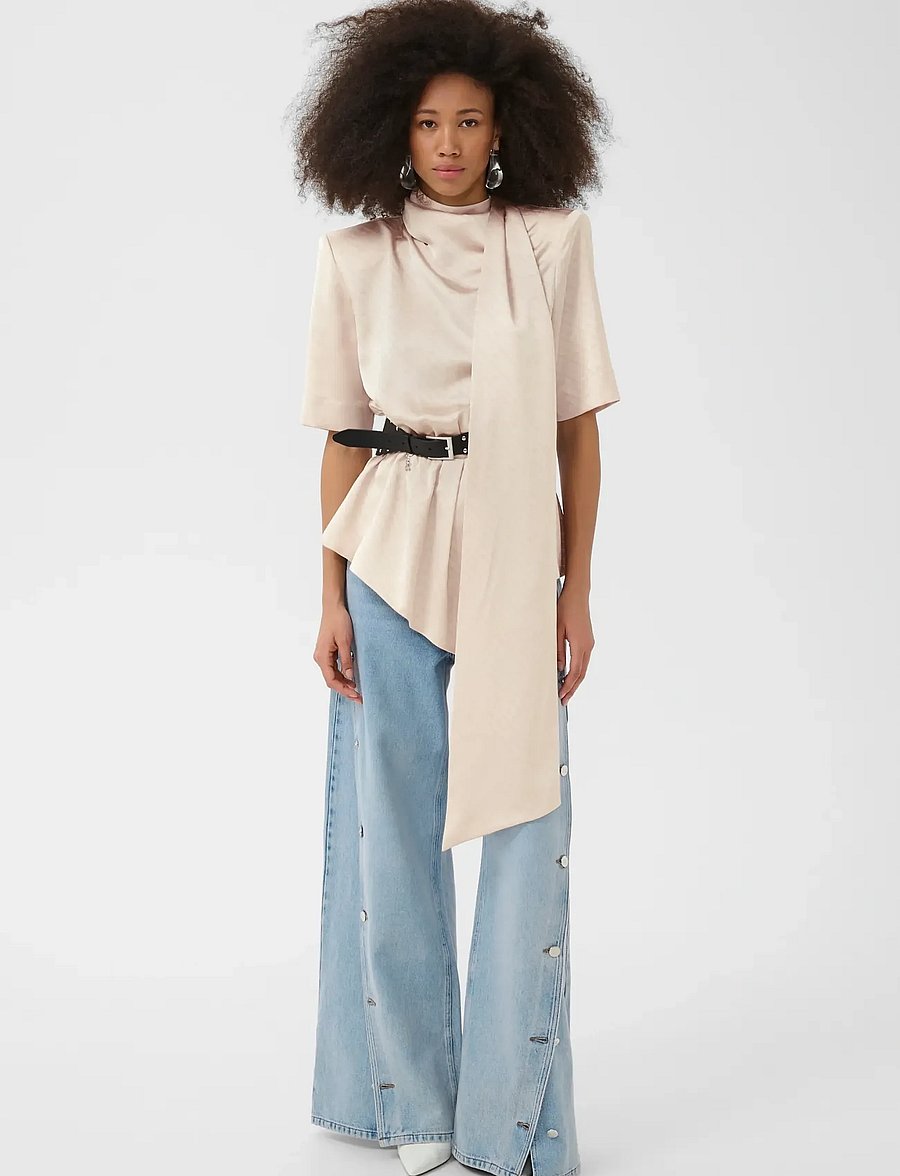 Gestuz - BXGteresa SS blouse - lyhythihaiset puserot - whitecap gray - 3