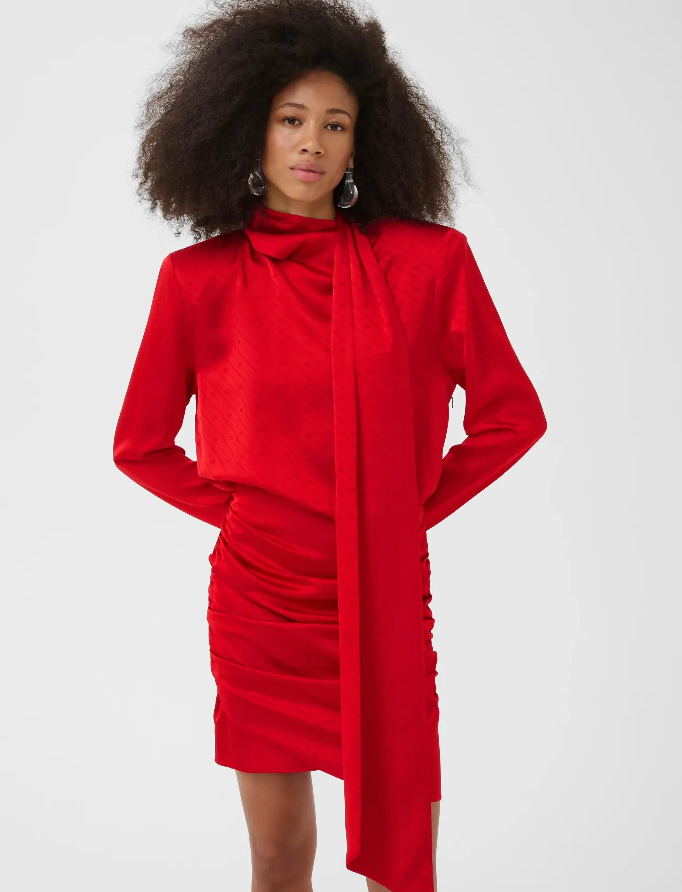 Gestuz Bxgteresa Short Dress, 34, Red, Kjoler > Kort Kjole, Dame