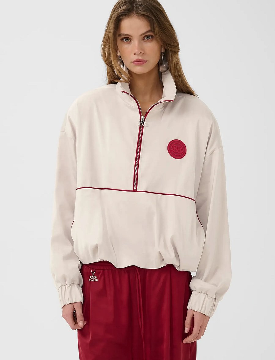 Gestuz - BXGricky track jacket - dressipluusid - whitecap gray - 0