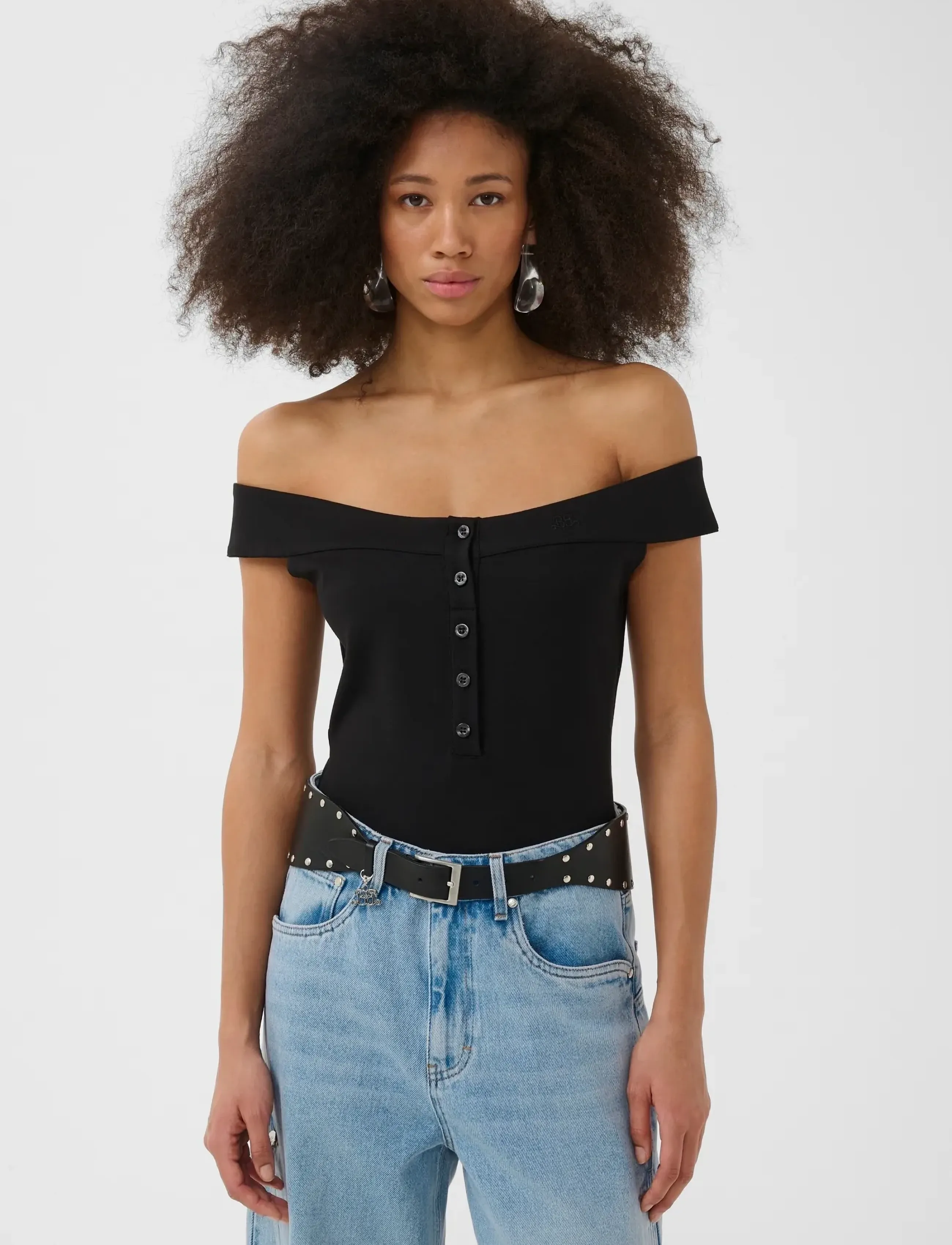 Gestuz Bxgmidge Body, XS, Black, T-Shirts & Toppe > Kroppe, Dame