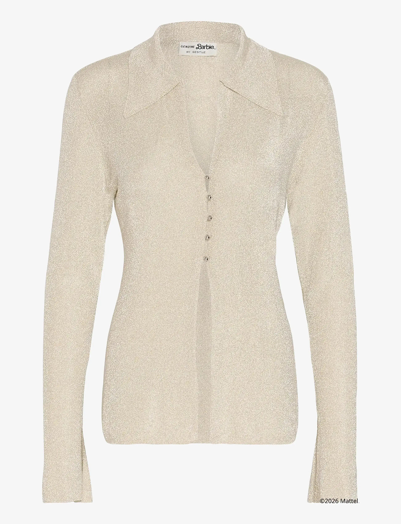 Gestuz - BXGgruth shirt - langermede skjorter - champagne silver - 1