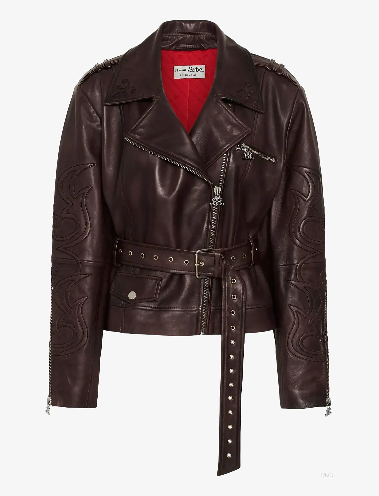 Gestuz - BXGken biker jacket - forårsjakker - dark burgundy - 1