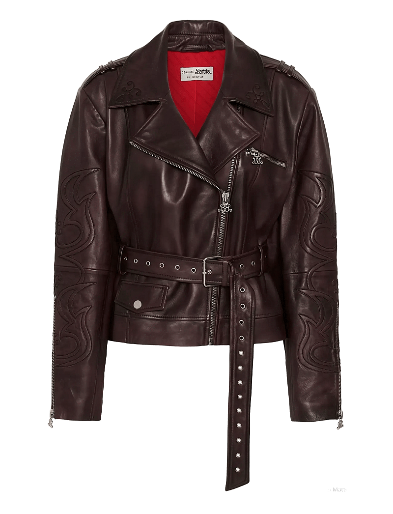 Gestuz - BXGken biker jacket - forårsjakker - dark burgundy - 1