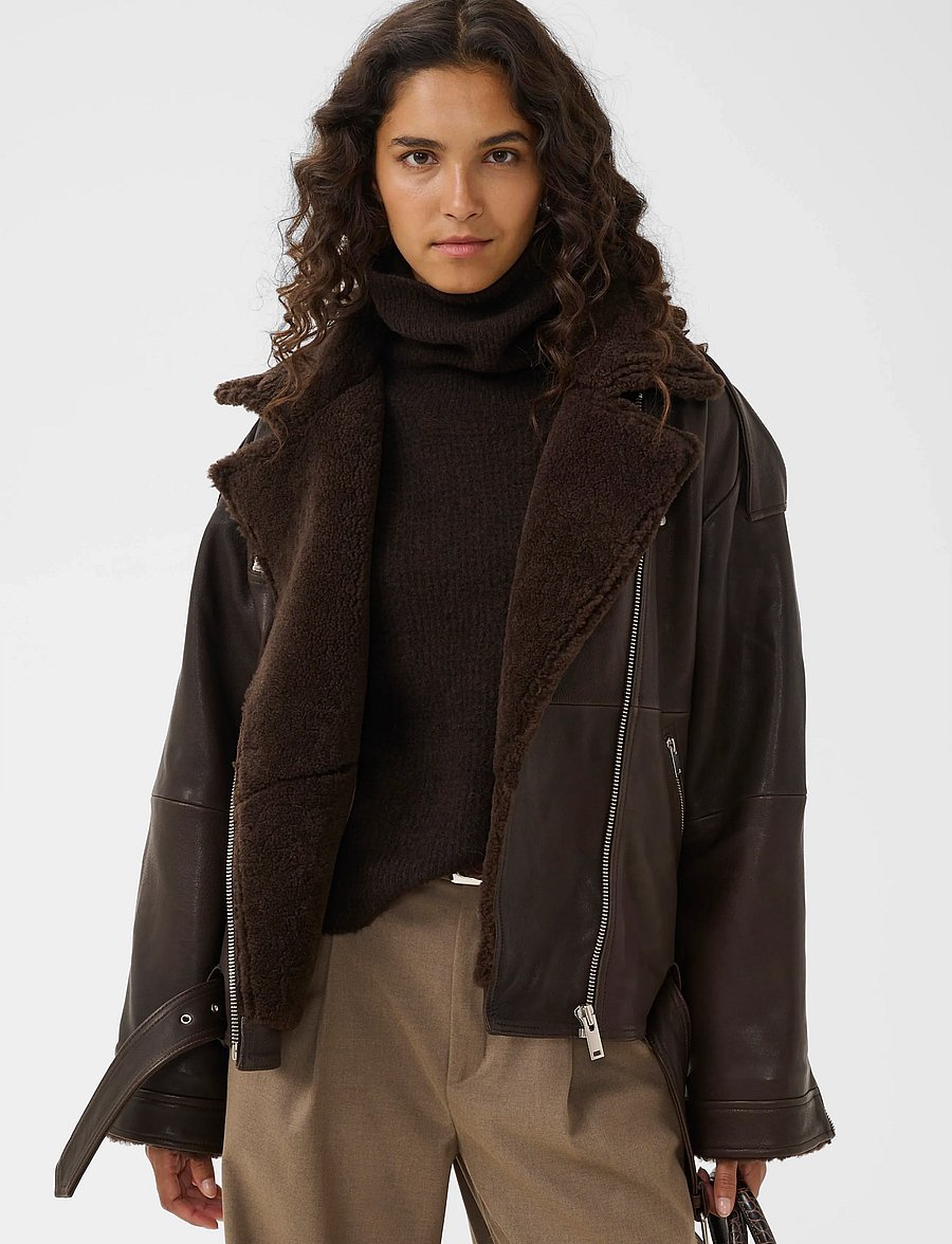 Gestuz - GZroja jacket - dark brown - 2