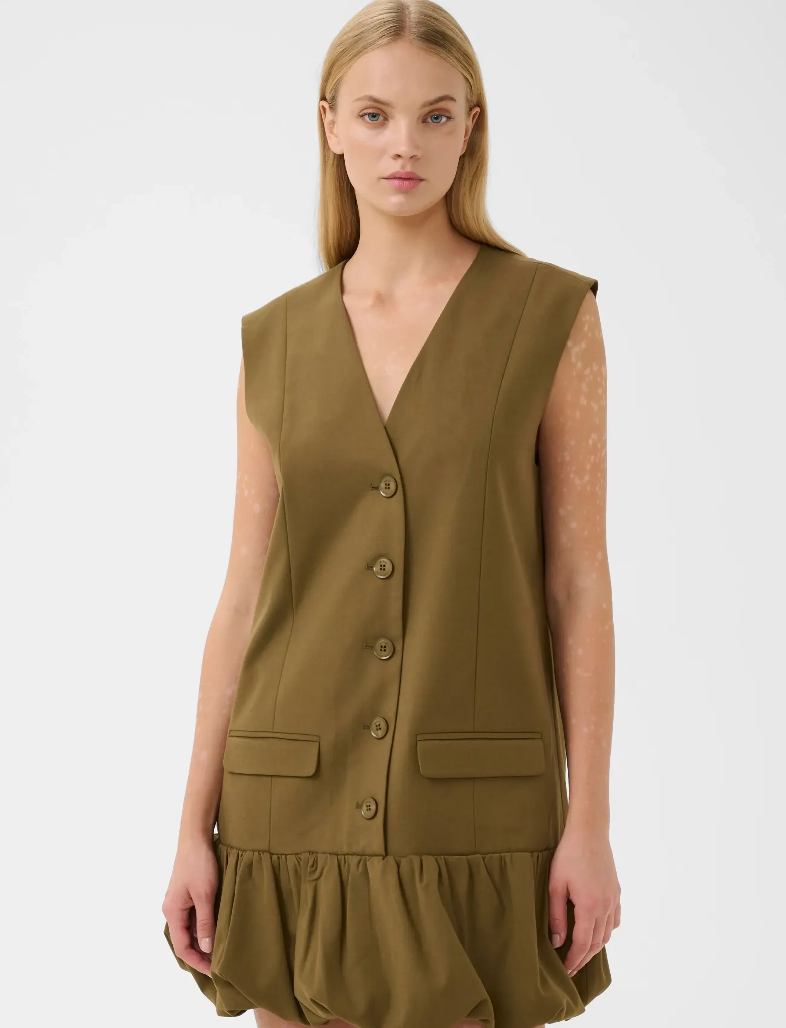 Gestuz Gzolivia Dress, 40, Dresses, Khakigrün - Short Frauen