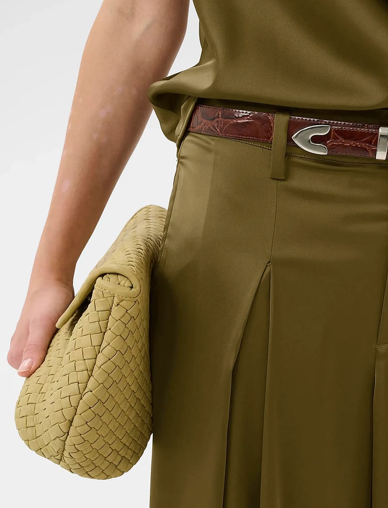 Gestuz - GZcerina HW pants - bukser med brede ben - military olive - 5