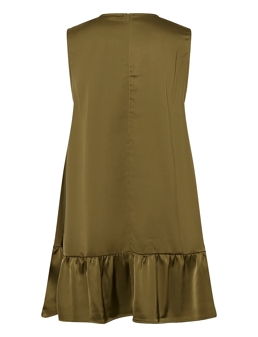 Gestuz - GZcerina SL short dress - korte kjoler - military olive - 2