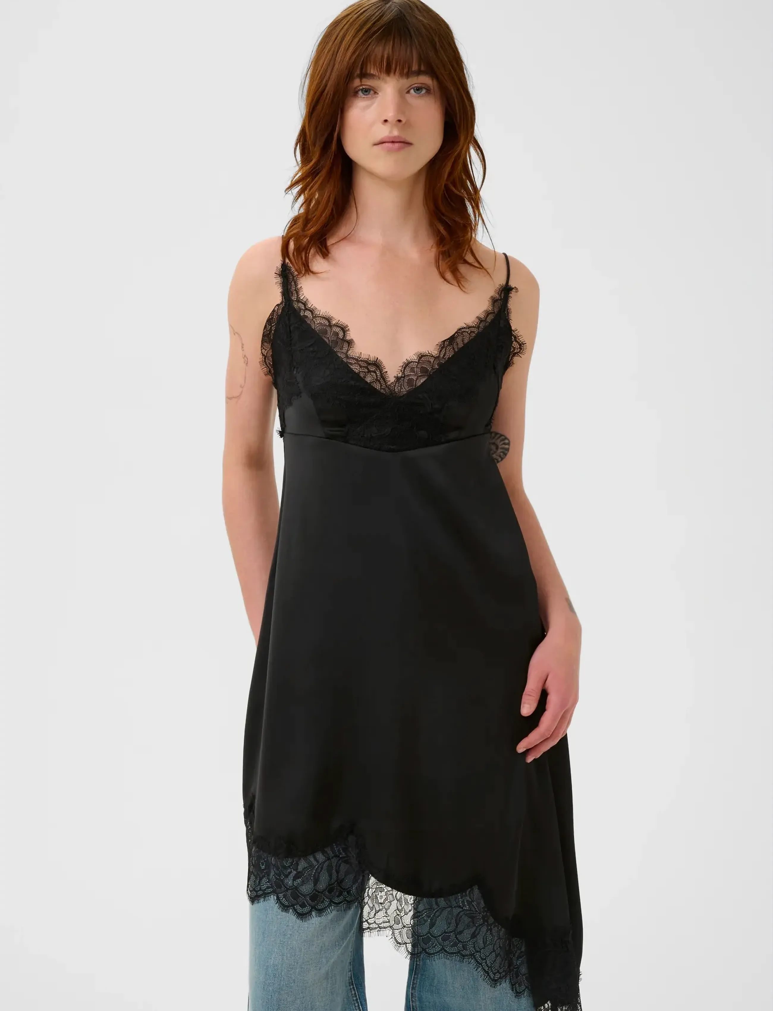 Gestuz GZlalou dress - Slip kjoler - BLACK / black