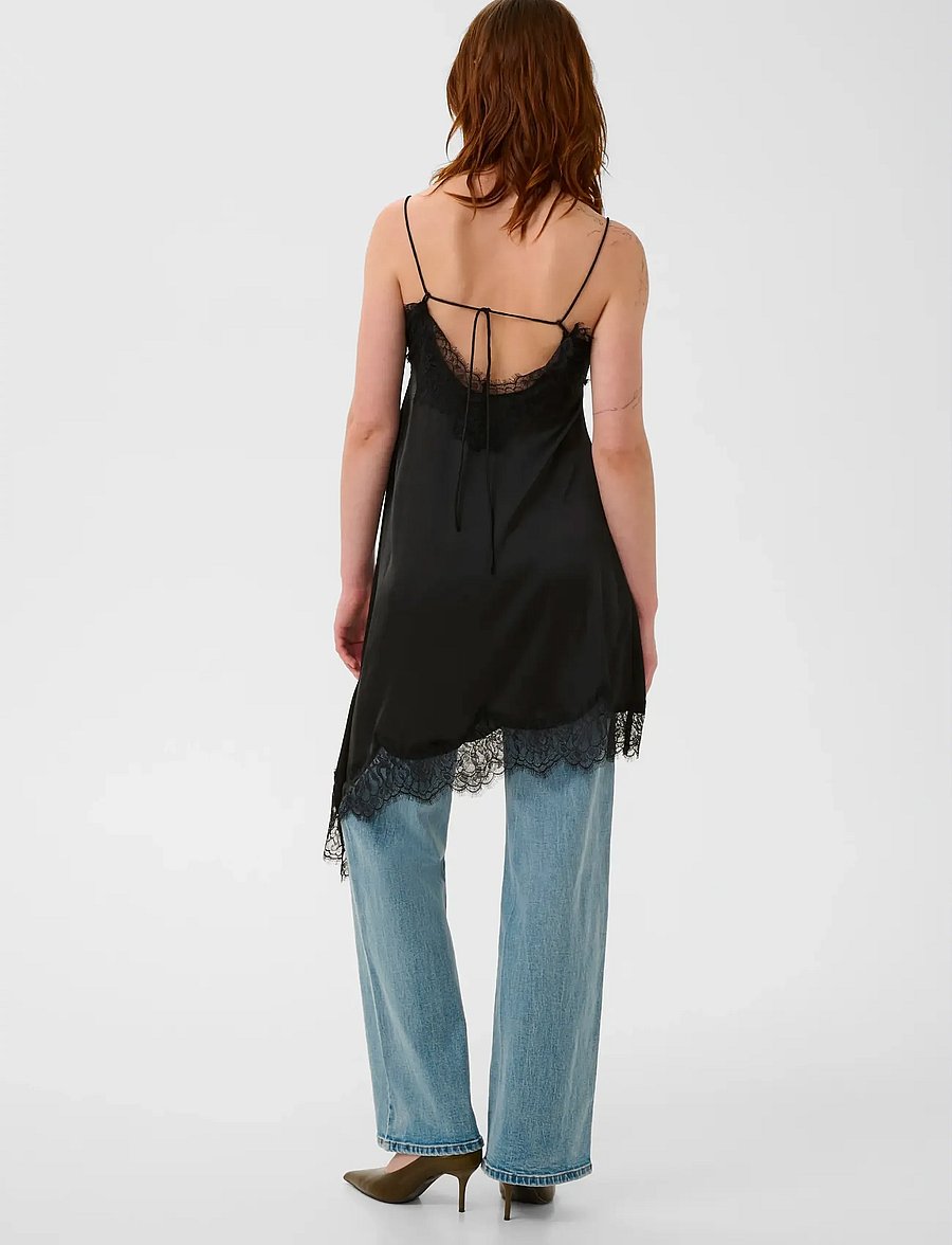 Gestuz - GZlalou dress - vabalt langevad slip-kleidid - black - 4