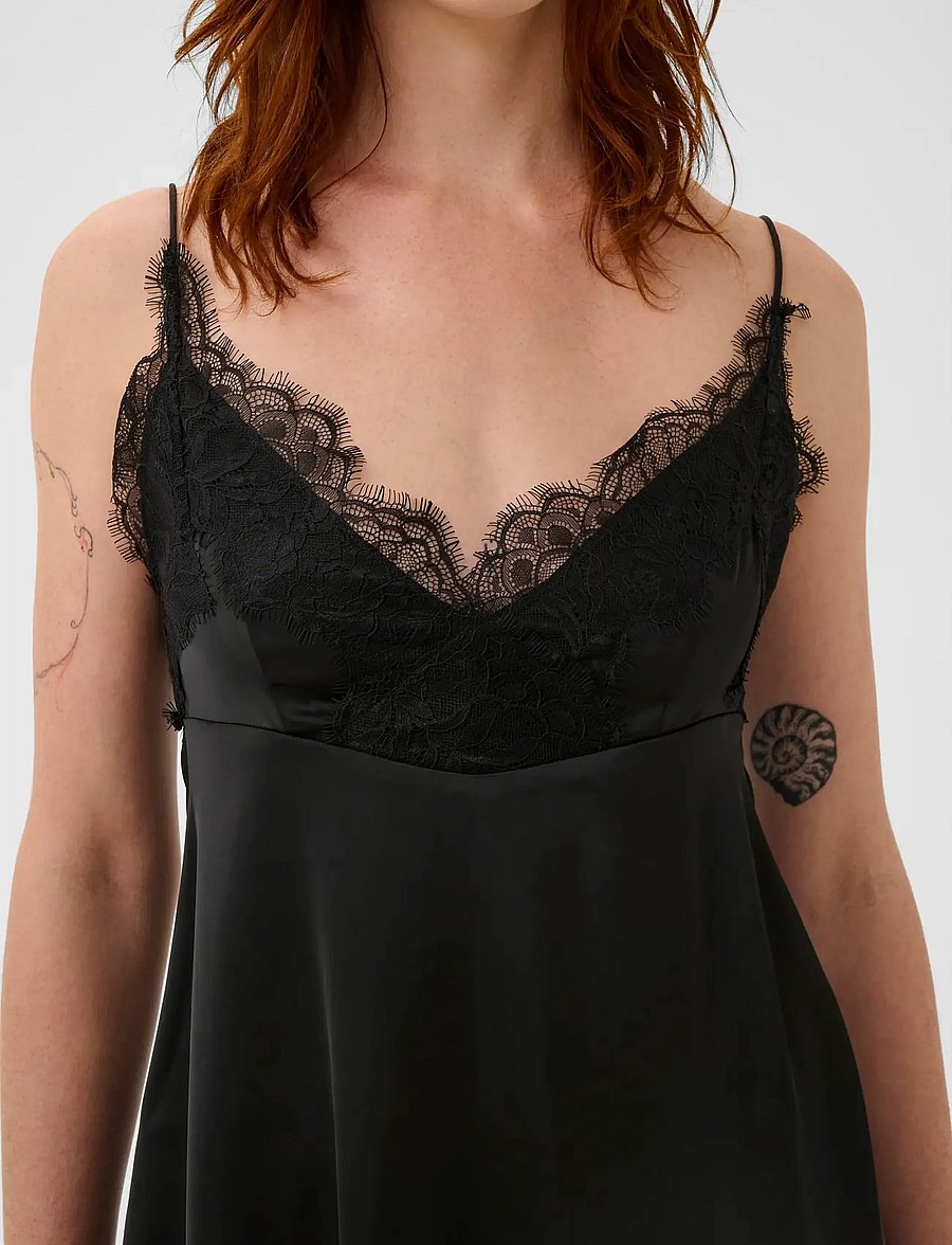 Gestuz - GZlalou dress - vabalt langevad slip-kleidid - black - 5