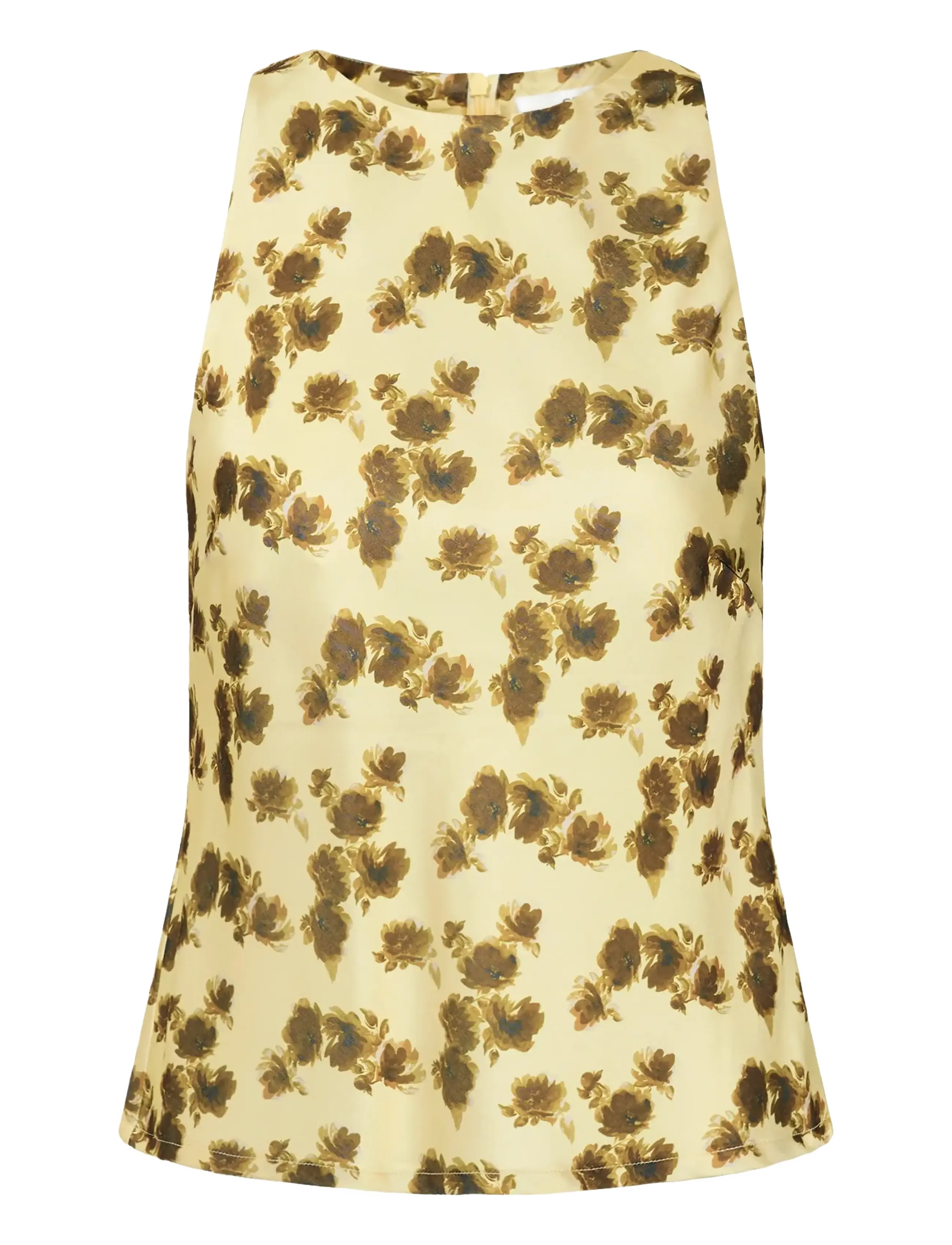 Gestuz GZchery P blouse - Blouses & Overhemden - LEMON YELLOW OLIVE FLOWER / yellow