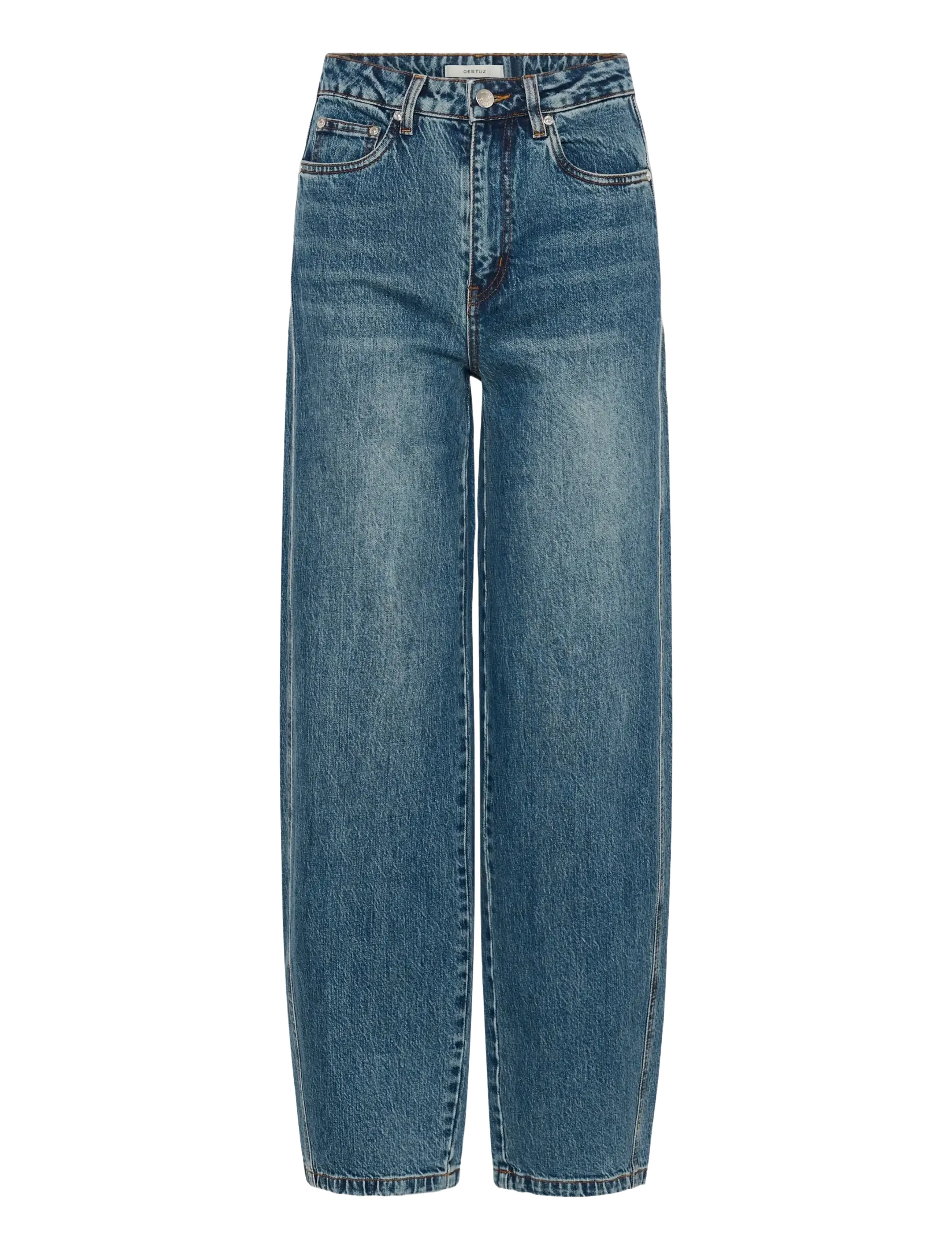 Gestuz - GZmelu HW barrel jeans - classic mid blue wash - 1