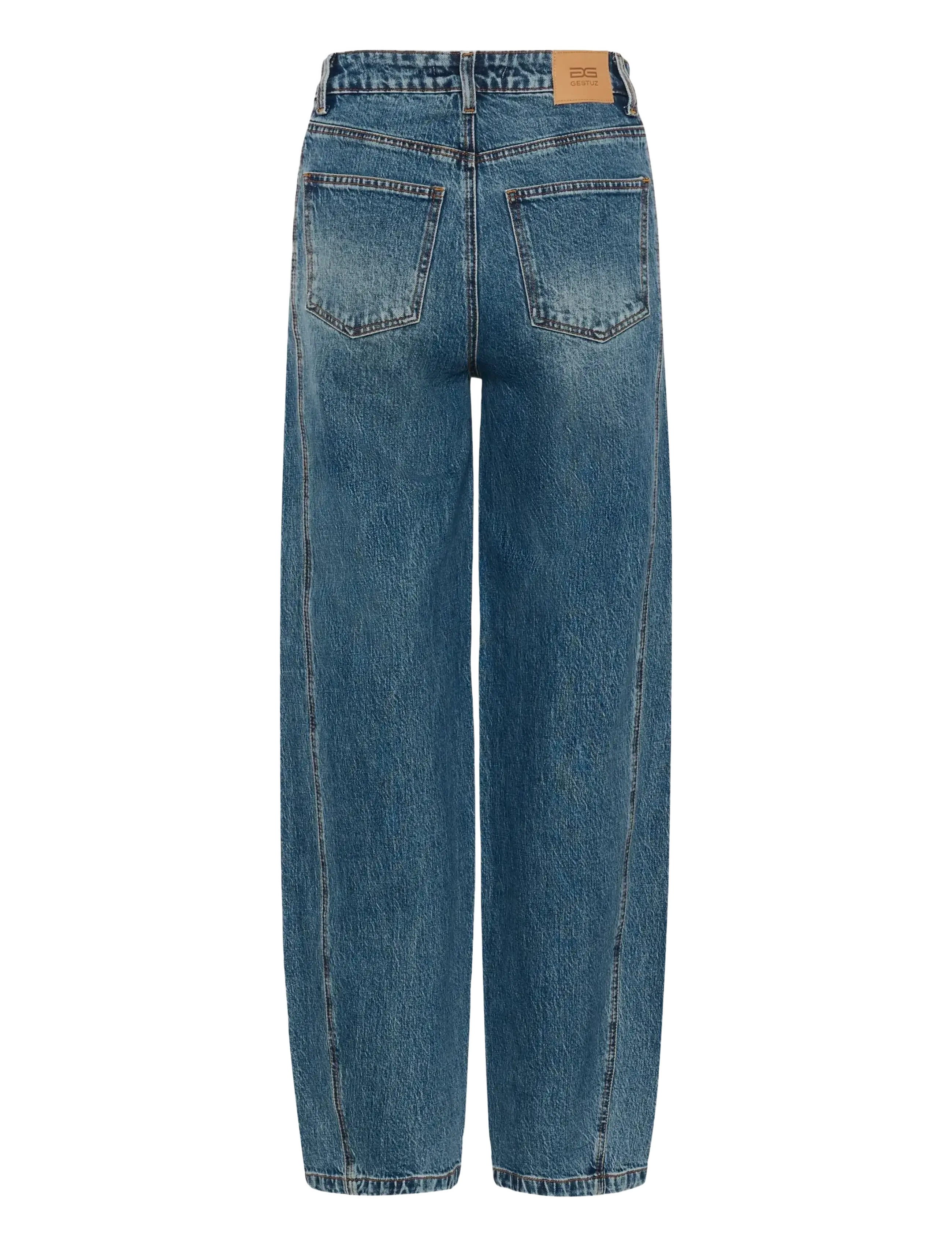 Gestuz - GZmelu HW barrel jeans - classic mid blue wash - 2