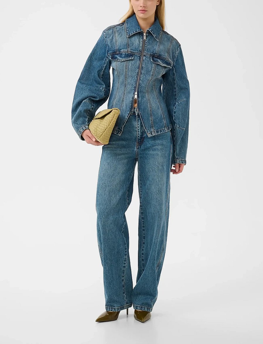 Gestuz - GZmelu HW barrel jeans - barrel jeans - classic mid blue wash - 3
