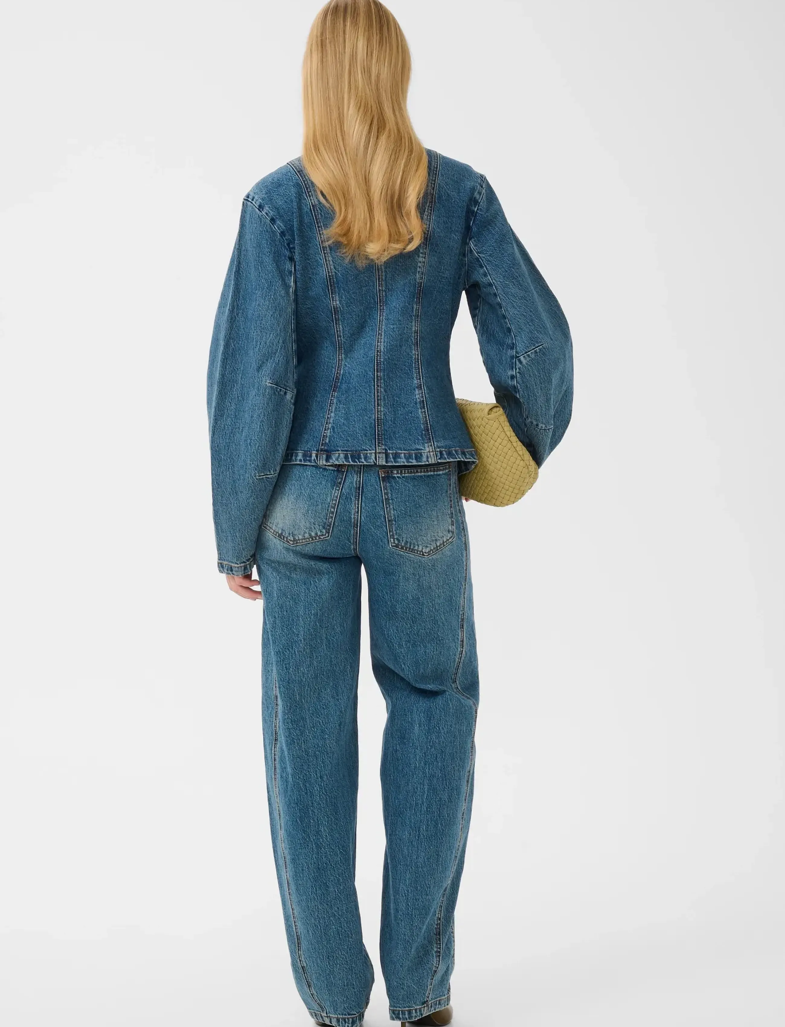 Gestuz - GZmelu HW barrel jeans - classic mid blue wash - 4