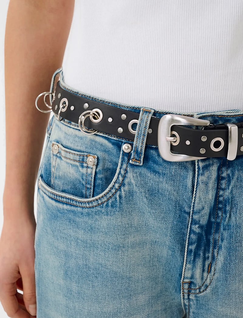 Gestuz - GZnitzy belt - læderbælter - black - 4
