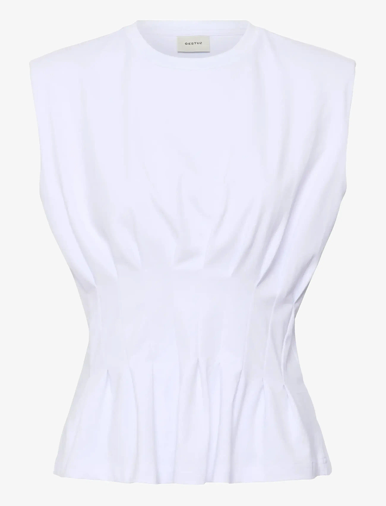 Gestuz - GZinez sl tee - tanktops - bright white - 1