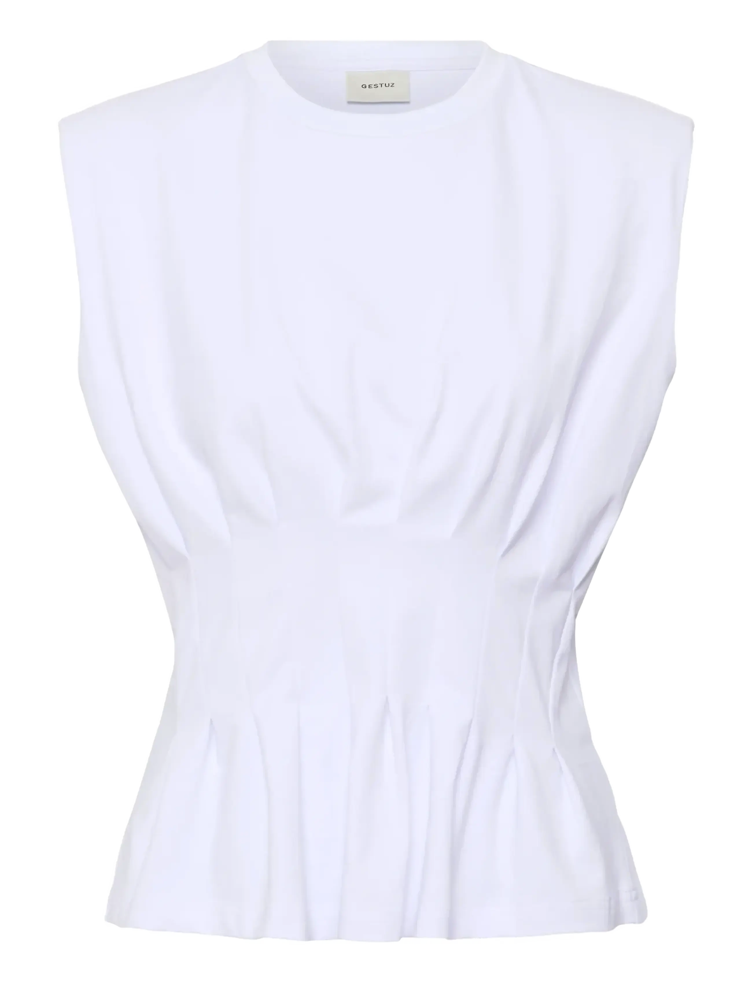 Gestuz GZinez sl tee - T-Shirts & Tops - BRIGHT WHITE / white