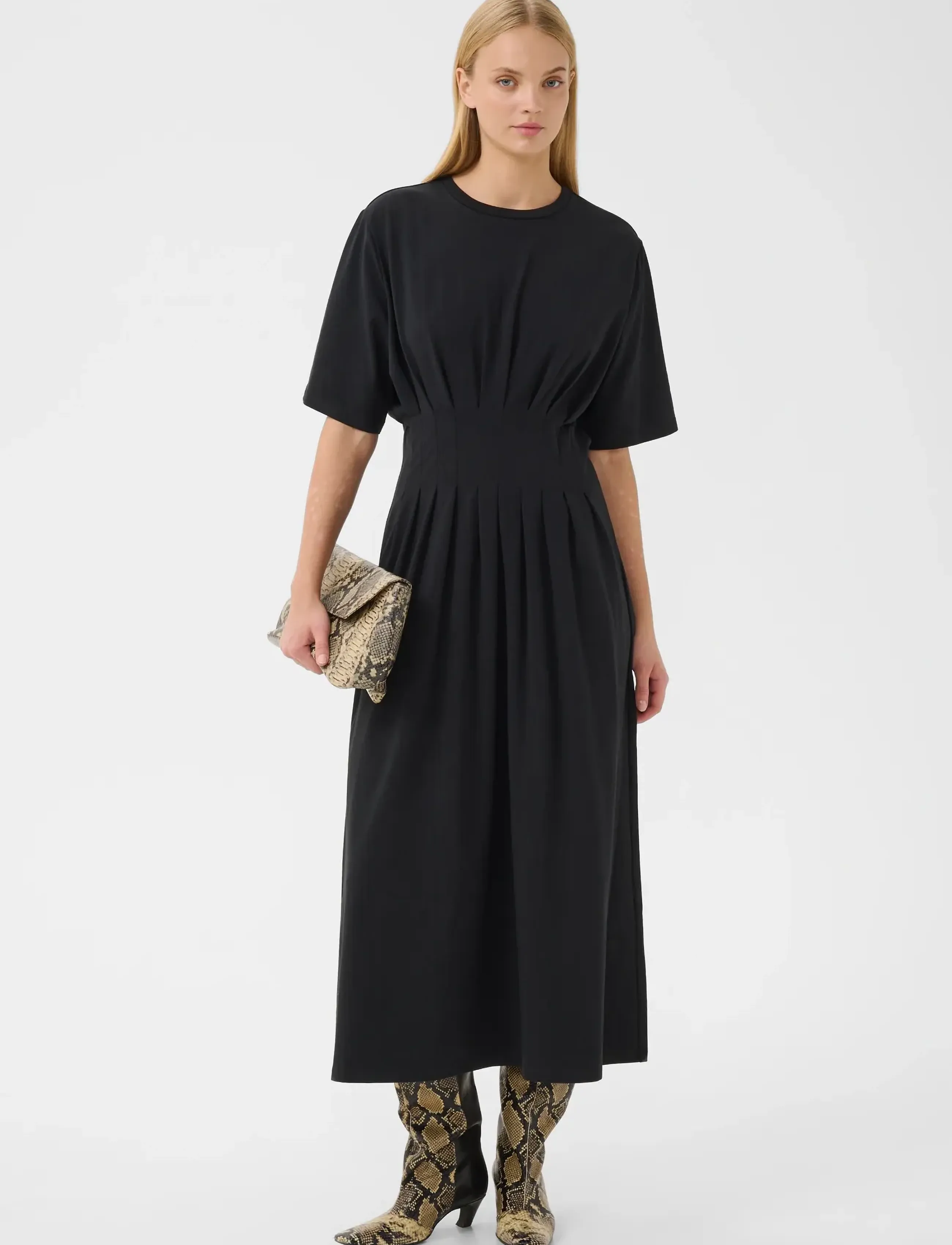 Gestuz - GZinez long dress - summer dresses - black - 3