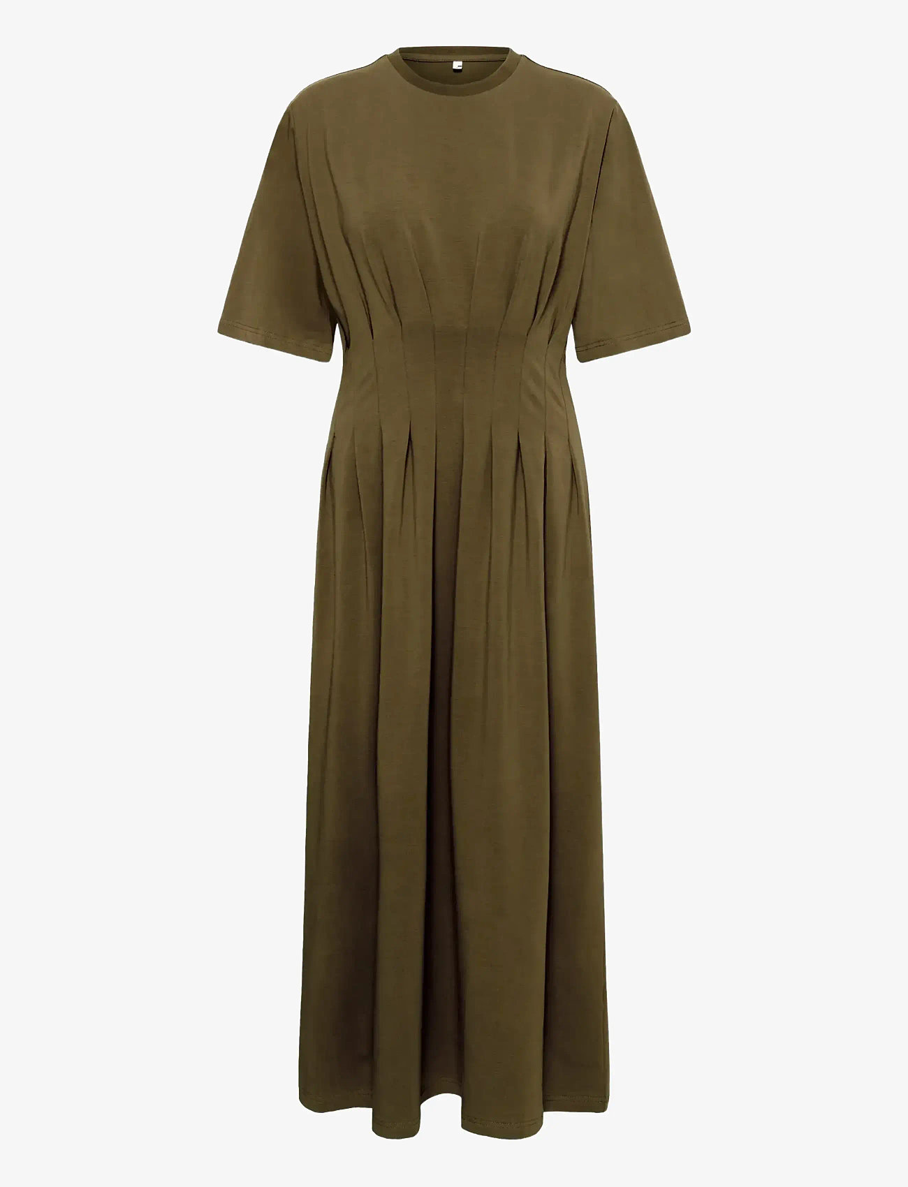 Gestuz - GZinez long dress - sommerkjoler - military olive - 1