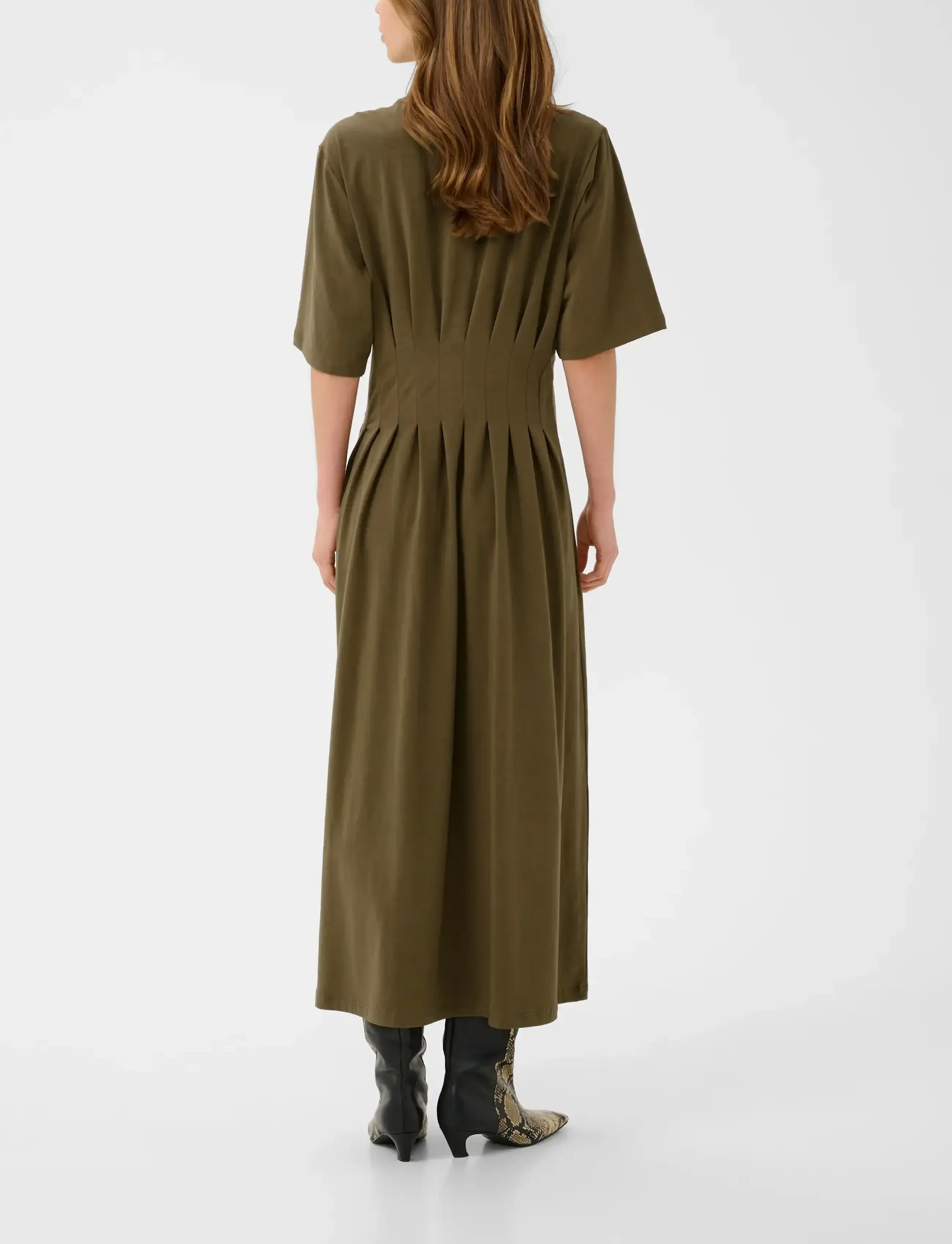 Gestuz - GZinez long dress - sommerkleider - military olive - 4