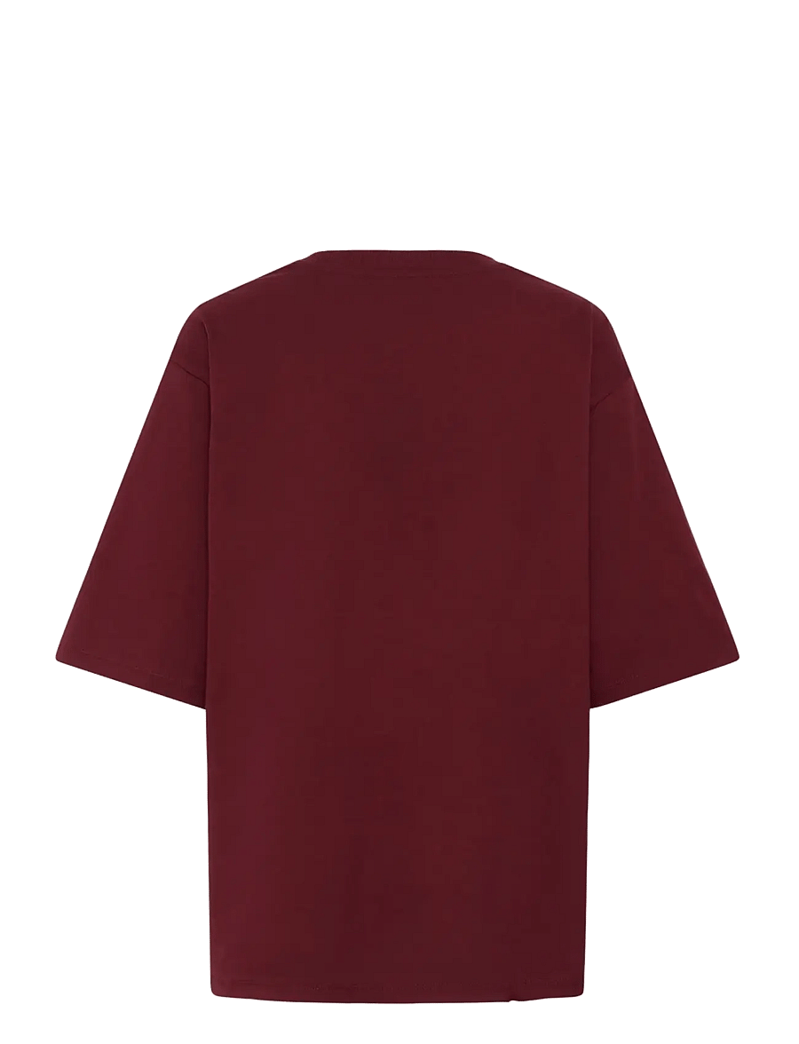 Gestuz - GZtimune tee - t-shirts - cabernet - 2