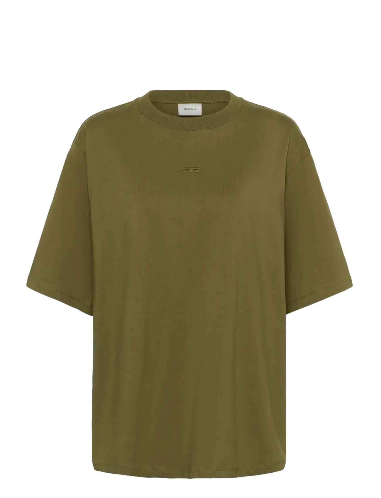Gestuz GZtimune tee - T-shirts - MILITARY OLIVE / khaki/green