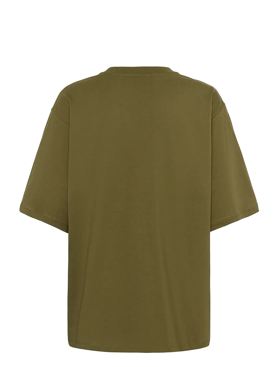Gestuz - GZtimune tee - t-shirts - military olive - 2