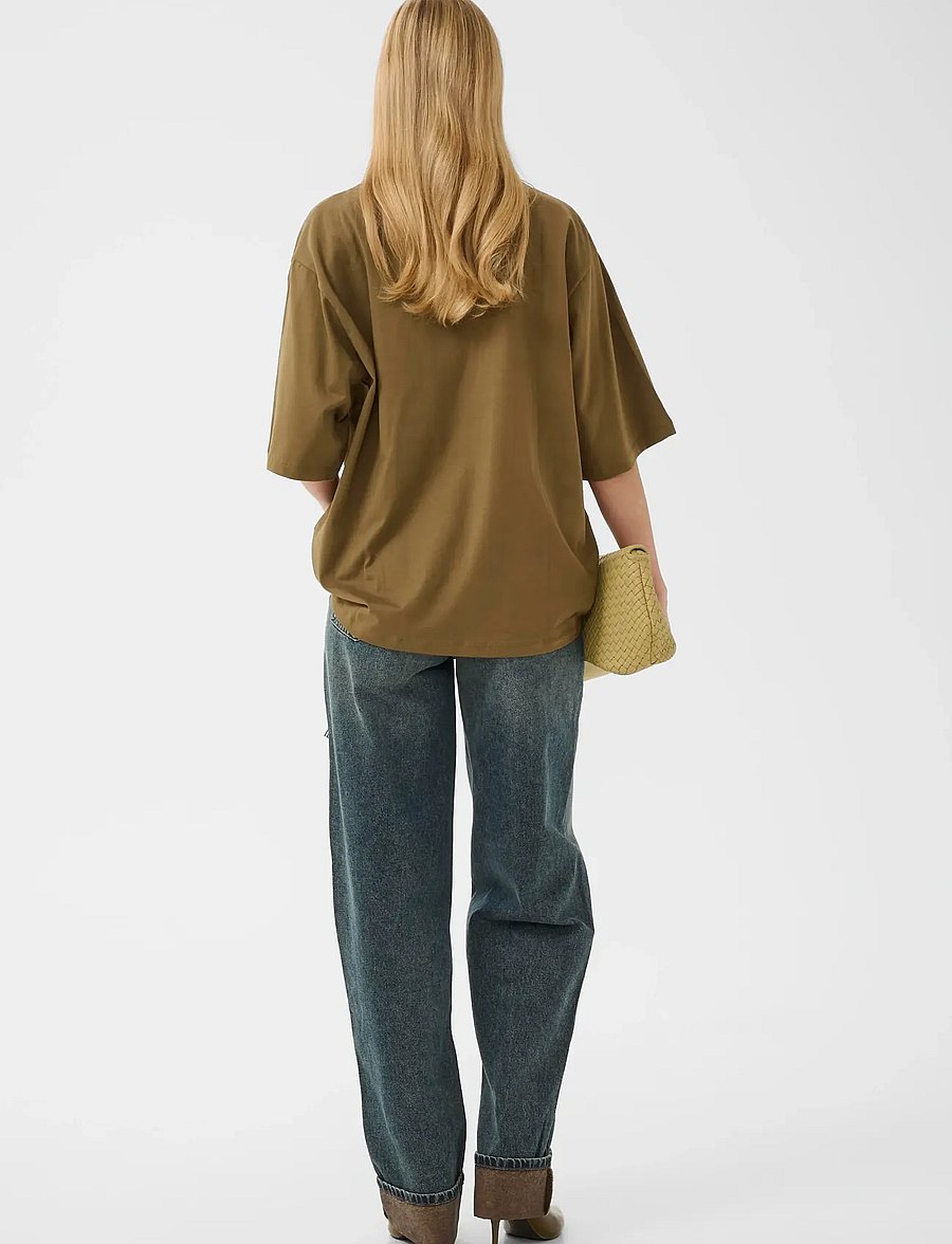 Gestuz - GZtimune tee - t-shirts - military olive - 4