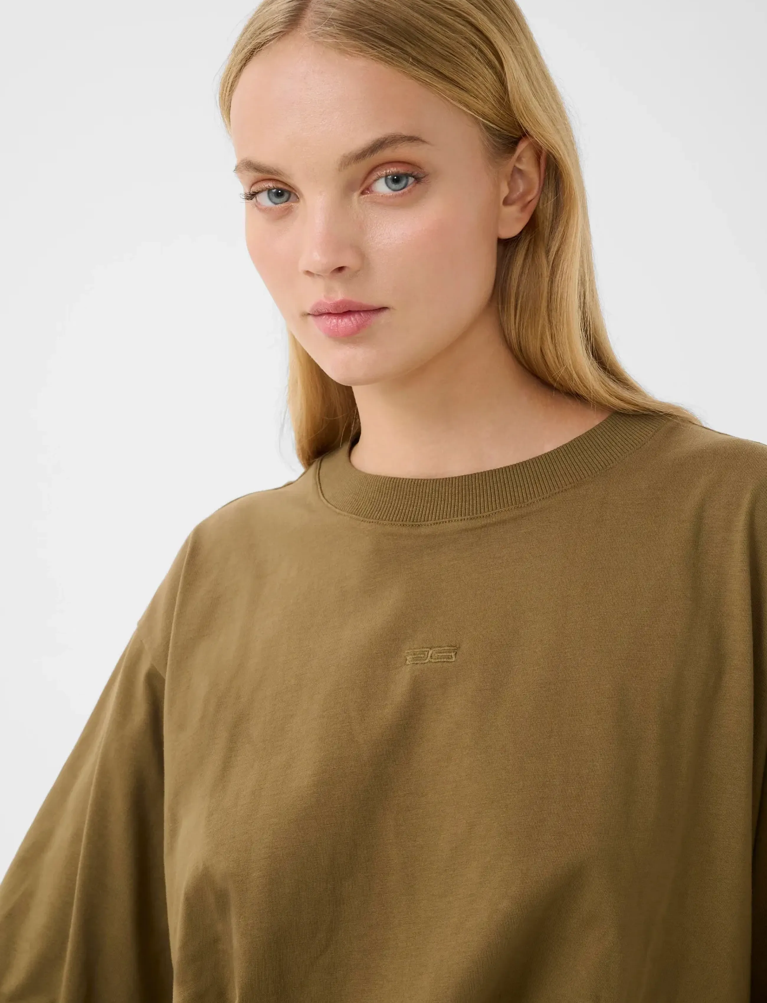 Gestuz - GZtimune tee - t-shirts - military olive - 5