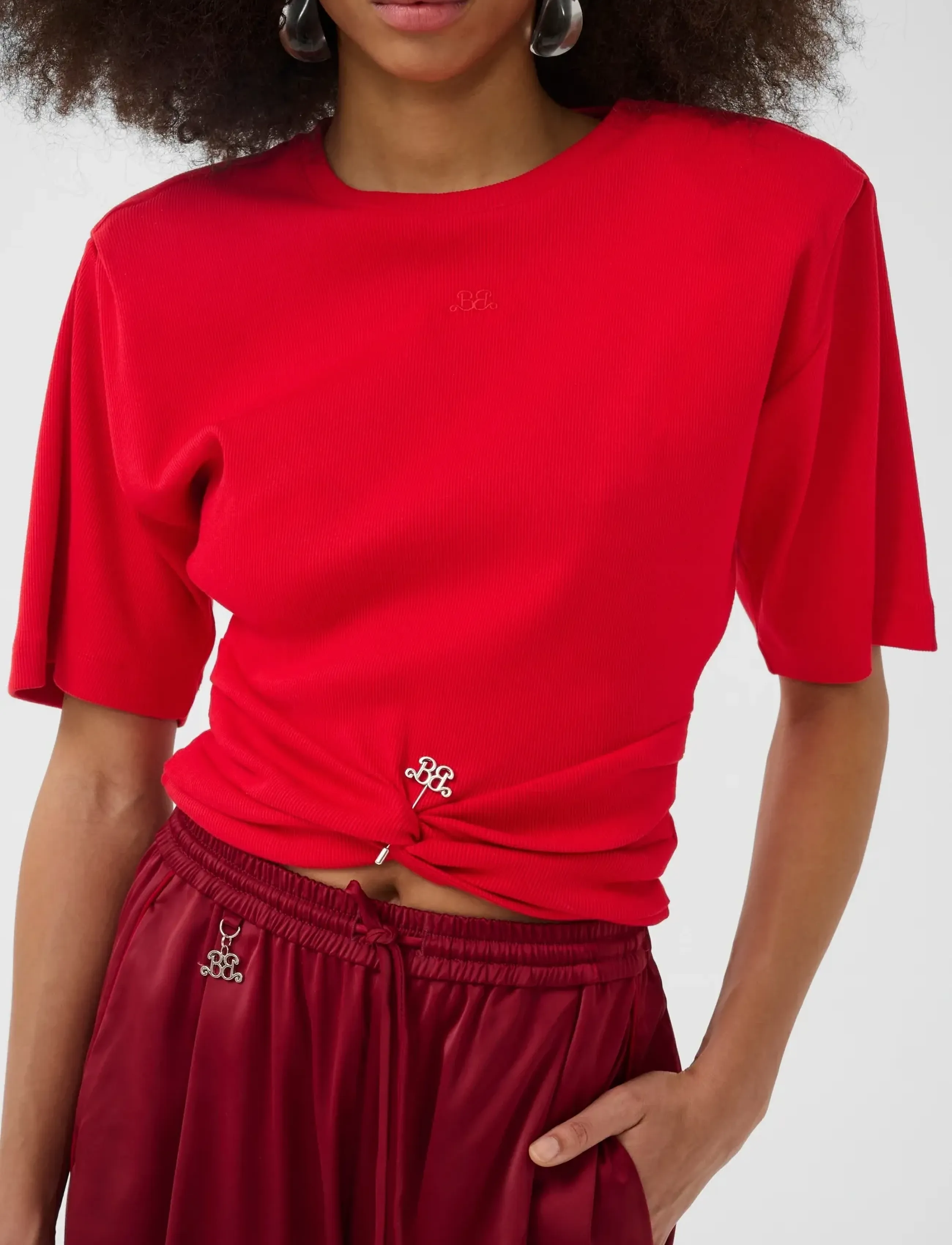 Gestuz - BXGskipper tee - crop tops - barbados cherry - 5