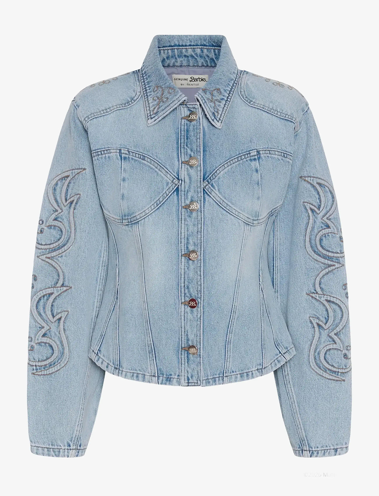 Gestuz - BXGstacie jacket - vintage blue denim - 1