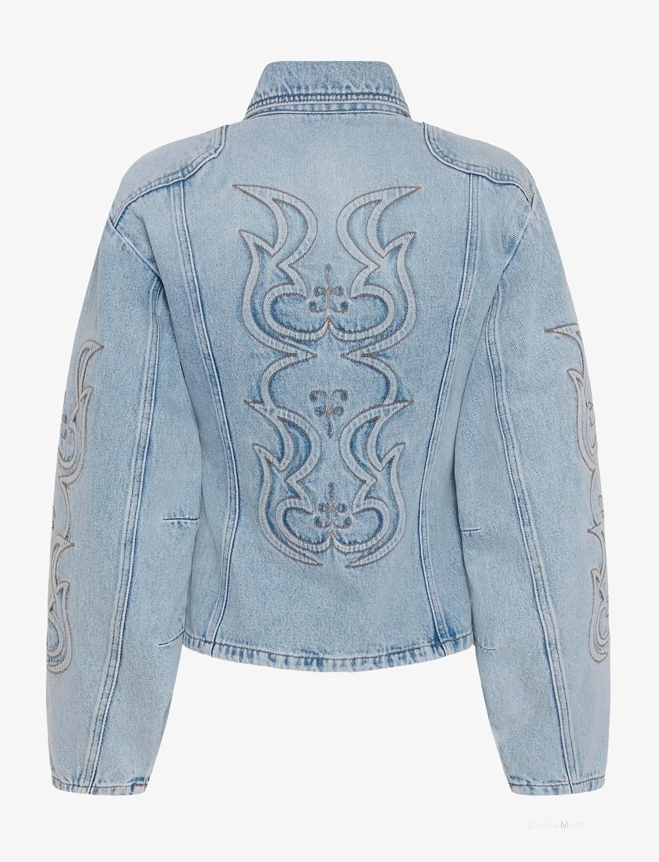 Gestuz - BXGstacie jacket - vintage blue denim - 2