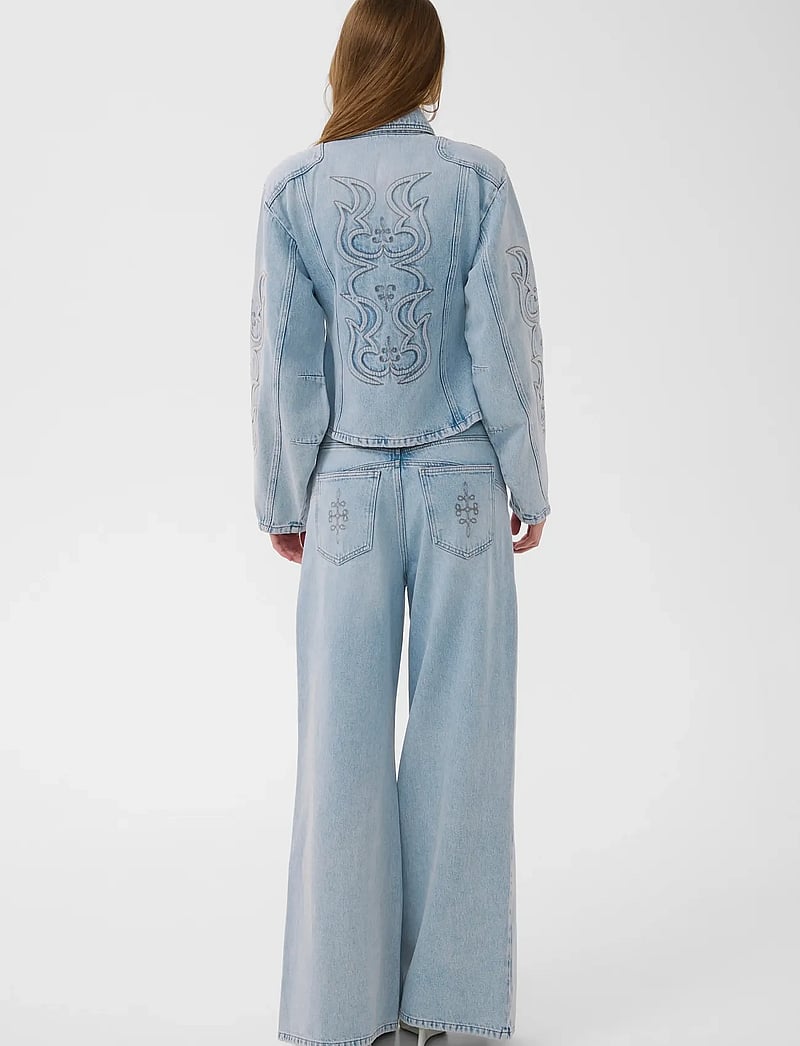 Gestuz - BXGstacie jacket - frühlingsjacken - vintage blue denim - 4
