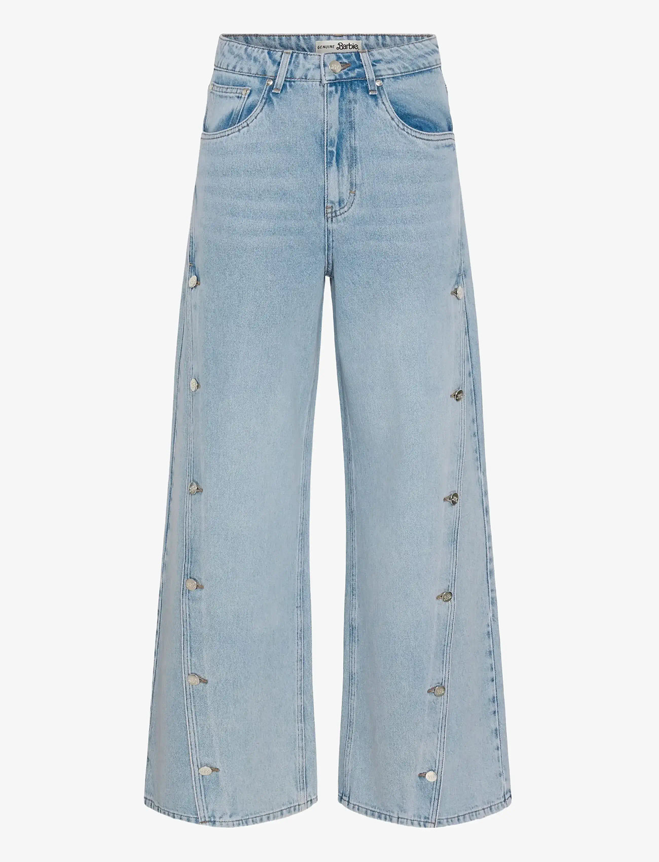 Gestuz - BXGstacie HW wide jeans - brede jeans - vintage blue denim - 1