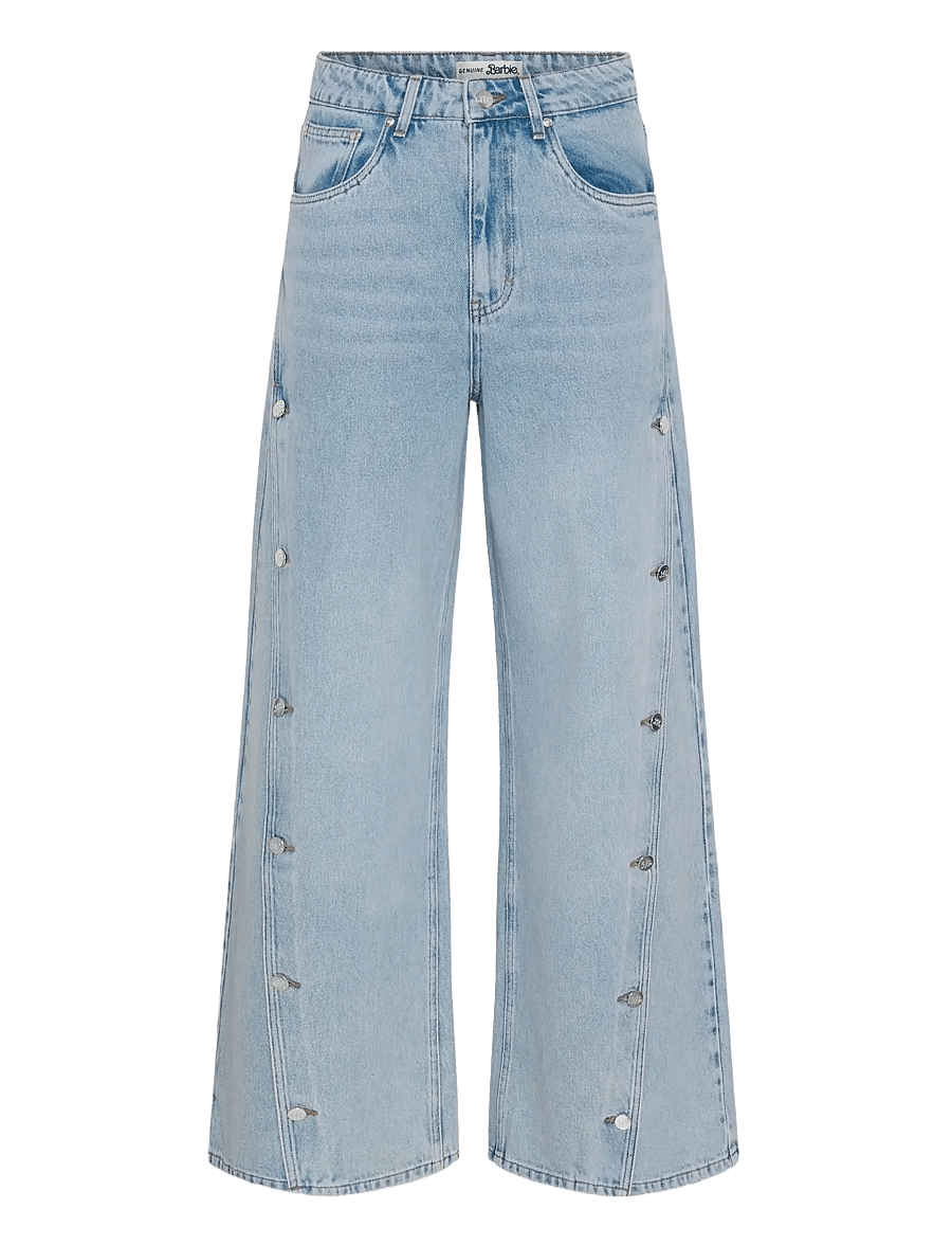 Gestuz - BXGstacie HW wide jeans - laia säärega teksad - vintage blue denim - 1