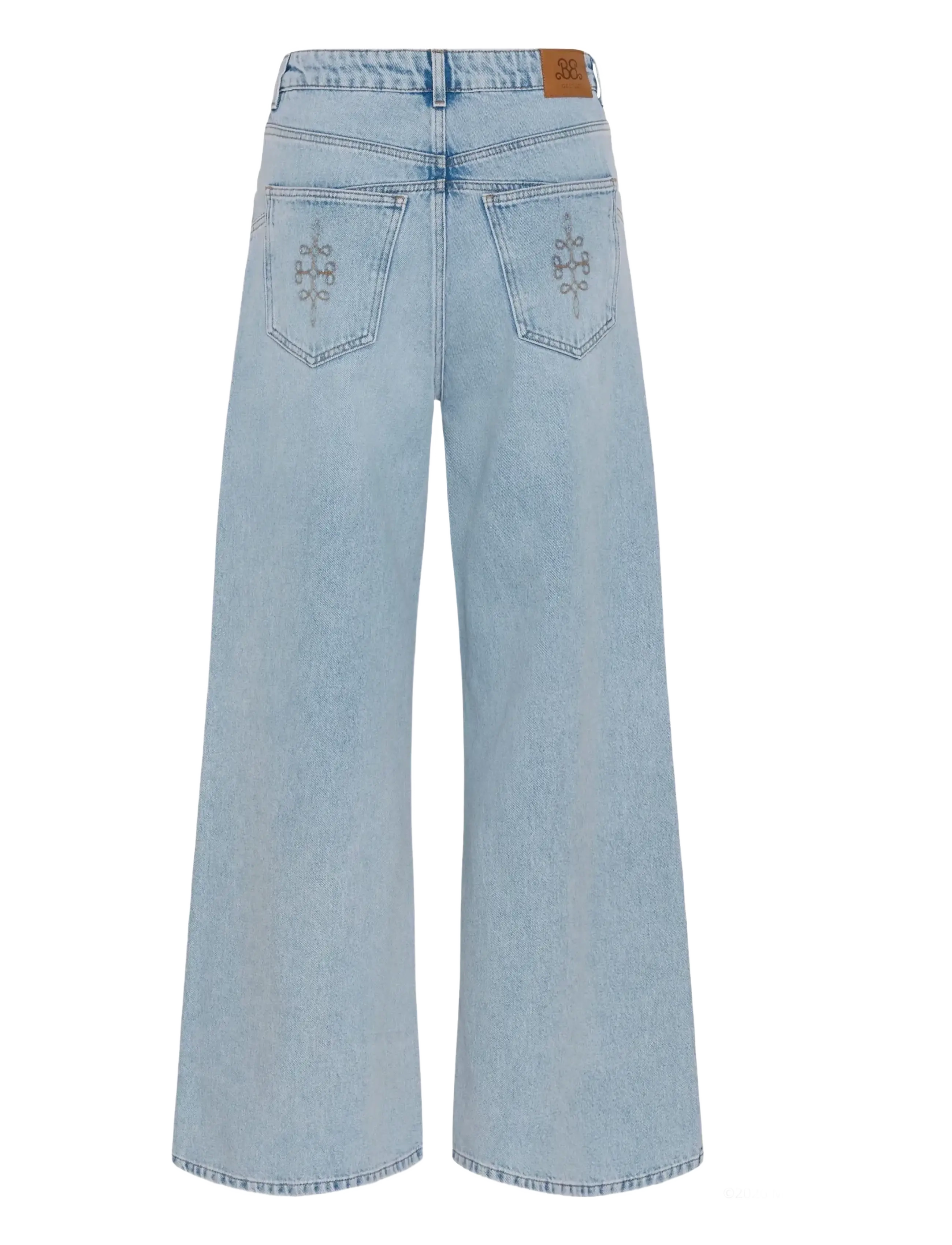 Gestuz - BXGstacie HW wide jeans - laia säärega teksad - vintage blue denim - 2