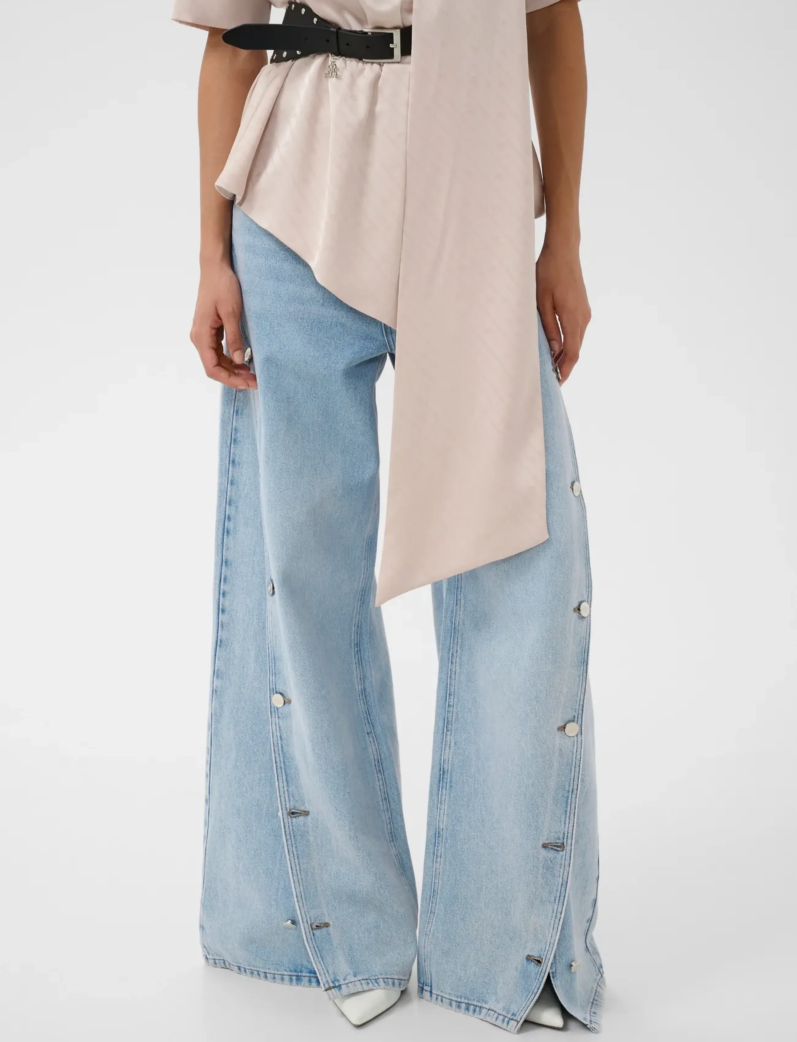 Gestuz BXGstacie HW wide jeans - Denim - VINTAGE BLUE DENIM / blue