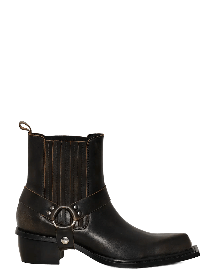 Gestuz - GZvelenda boots - kontsaga poolsaapad - vintage brown - 0